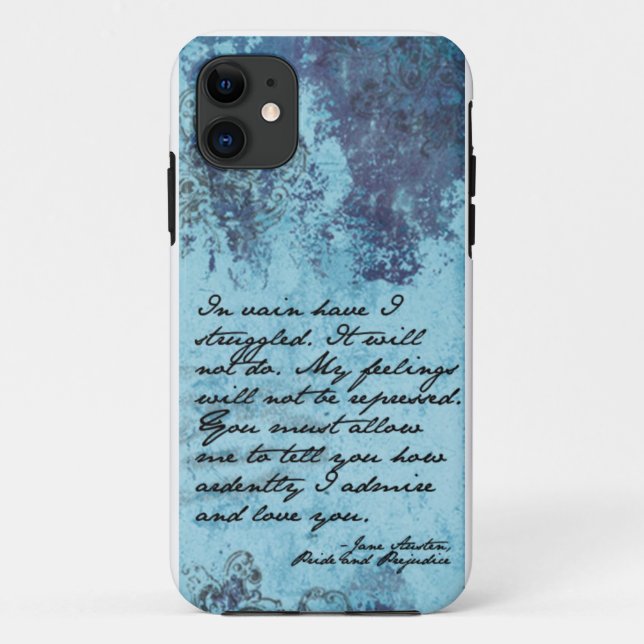 Coque iphone de fierté et de préjudice (Dos)