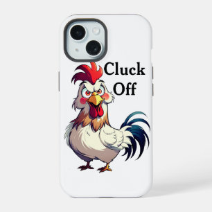 Coque iphone de jeu de coq personnalisé, Cluck Off