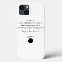 coque iphone de la citation du pape Jean-Paul II