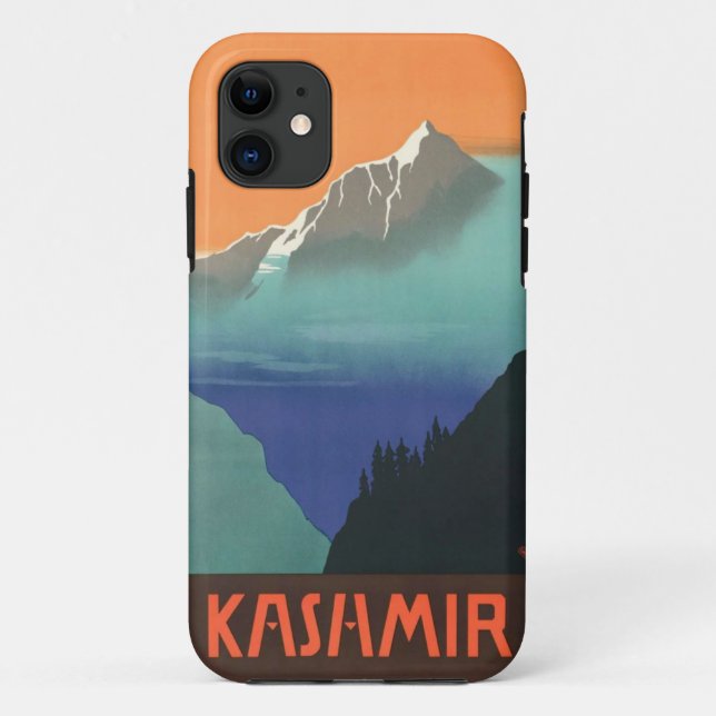 Coque iphone de l'affiche de voyage Inde (Dos)
