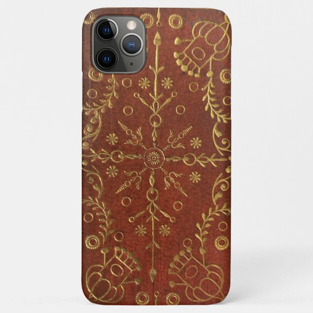 coque iphone de liaison de livre ancien (Dos)