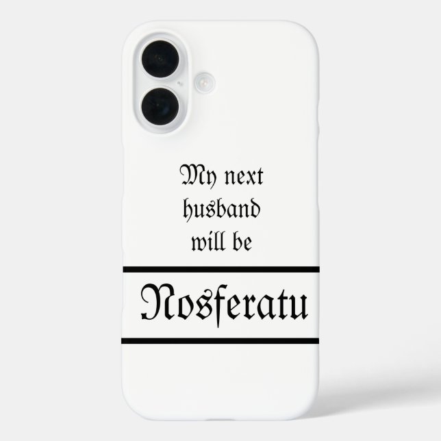 Coque iphone de mari Nosferatu (Verso)