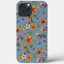 Coque iphone de modèle floral automatique
