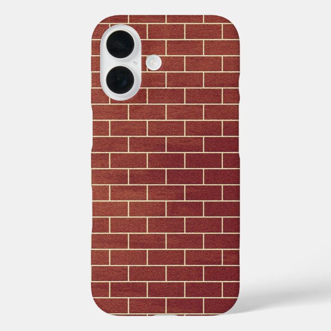 Coque iphone de mur de briques (Verso)