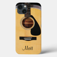 Coque iphone de musique acoustique personnalisé