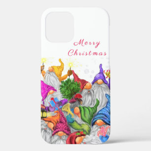 Coque iphone de Noël Gnome - Votre texte
