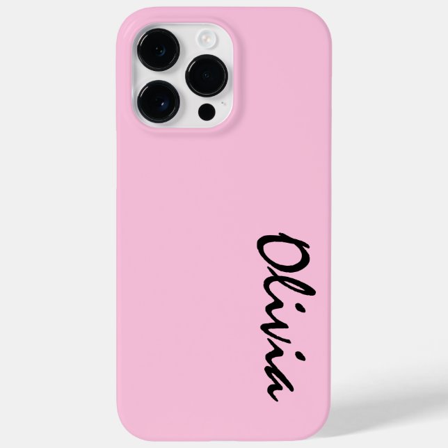 Coque iphone de nom personnalisé (Verso)
