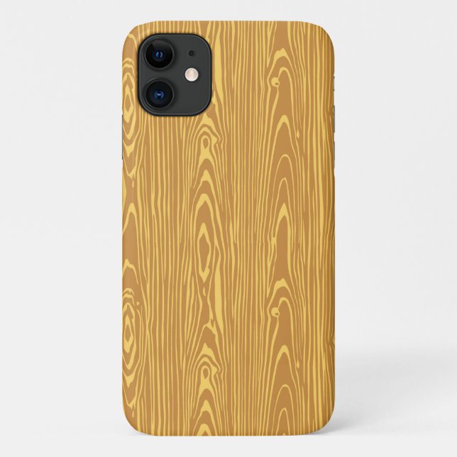 Coque iphone de panneau en bois simulé très Cool (Dos)