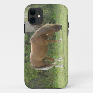 Coque iphone de pâturage de Cheval Brown de châtai