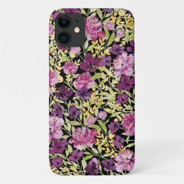 coque iphone de pavot violet fleur sauvage