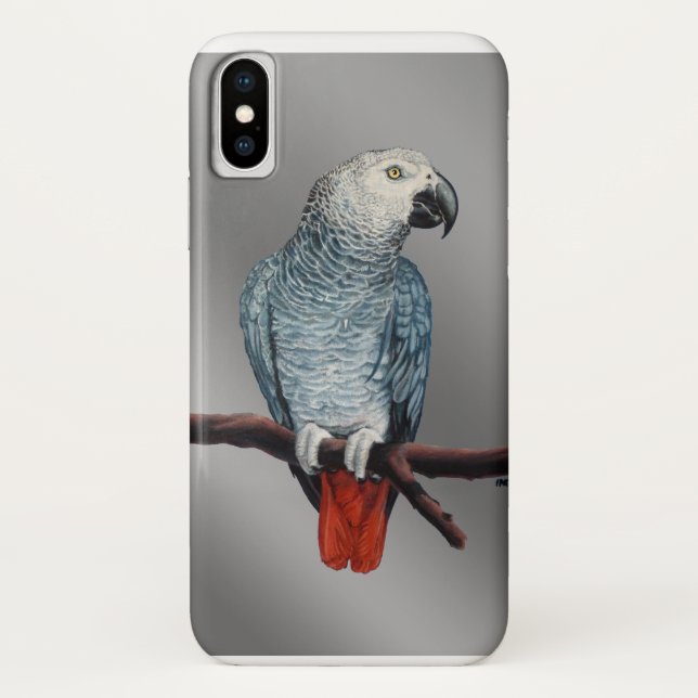 Coque iphone de perroquets African Grey Parrot Coq (Dos)