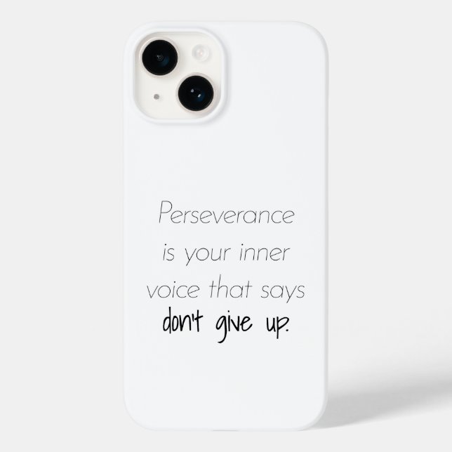 Coque iphone de persévérance (Verso)