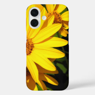Coque iphone de pétales Sunny Yellow Daisy