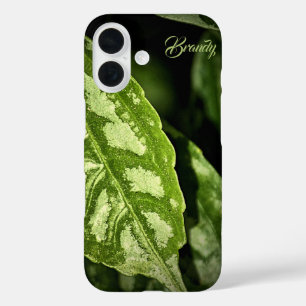 Coque iphone de Plante vert Tropical personnalisé
