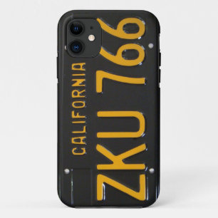 coque iphone de plaque minéralogique de CA des