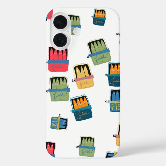 Coque iphone de poisson en conserve (Verso)