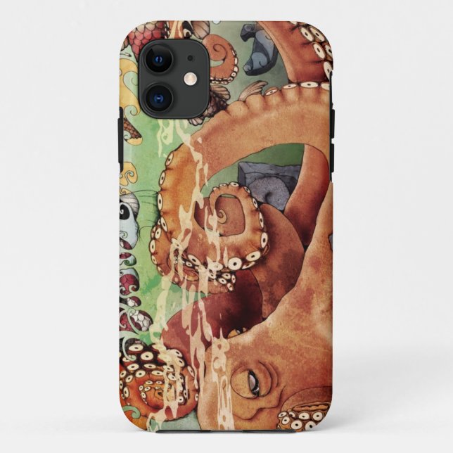 Coque iphone de poulpe (Dos)