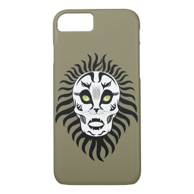 Coque iphone de squelette conçu pour chat (Dos)