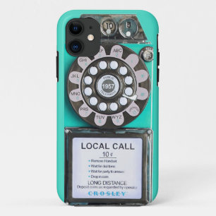 coque iphone de téléphone vintage vert