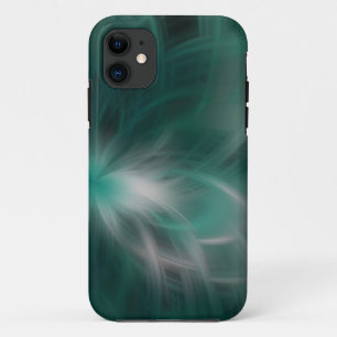 coque iphone de texture de fleurs vert et blanc