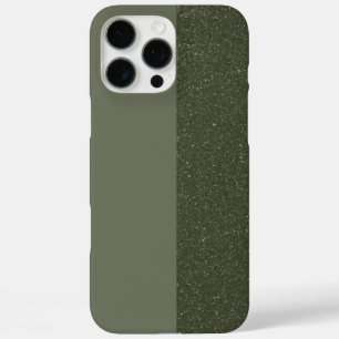 Coque iphone de texture de scission verte de la mo