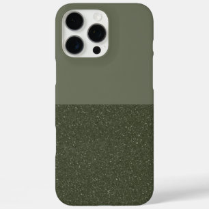 Coque iphone de texture verte de mousse fractionné