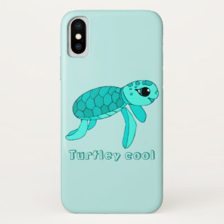 Coque iphone de tortue de mer cool Turtley