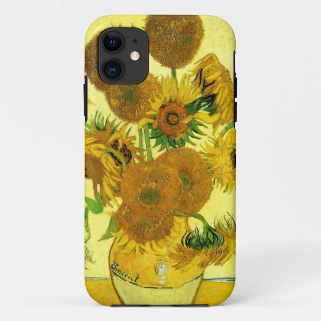 Coque iphone de tournesols de Van Gogh (Dos)