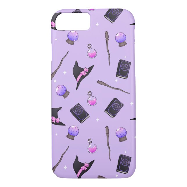 Coque iphone de Witchy de lavande (Dos)
