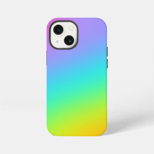 Etui iPhone 13 Mini Dégradé arc-en-ciel lumineux