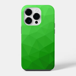 Coque Pour iPhone 14 Plus Dégradé vert clair motif lumineux de maille géomét