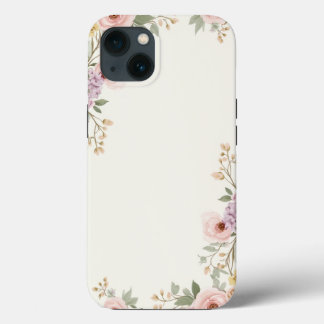 Coque iphone d'élégance florale douce