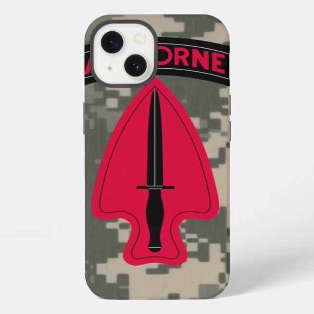 Coque iPhone Delta Force - COMMANDEMENT DES OPÉRATIONS SPÉCIALE (Verso)