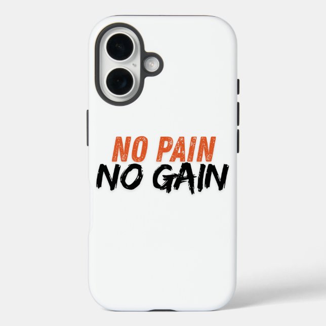 Coque iphone d'entraînement motivationnel (Pas de  (Verso)