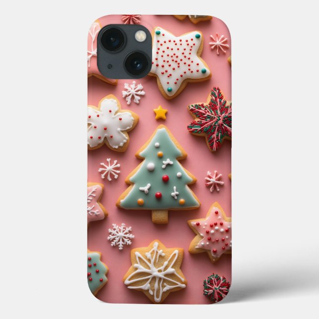 Coque iphone des cookies de Noël (Verso)
