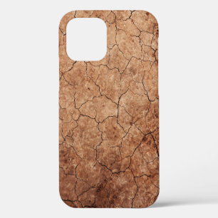 Coque iPhone 12 Désert de fissures d'érosion fissurées