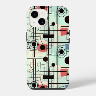 Coque Pour iPhone 14 Design abstrait moderne, lignes dynamiques Lancer