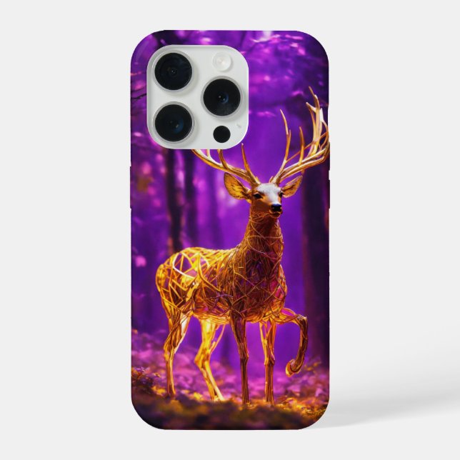 Coque iPhone "Design élégant de cerfs (Verso)
