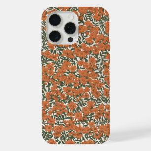 dessin de petites fleurs orange