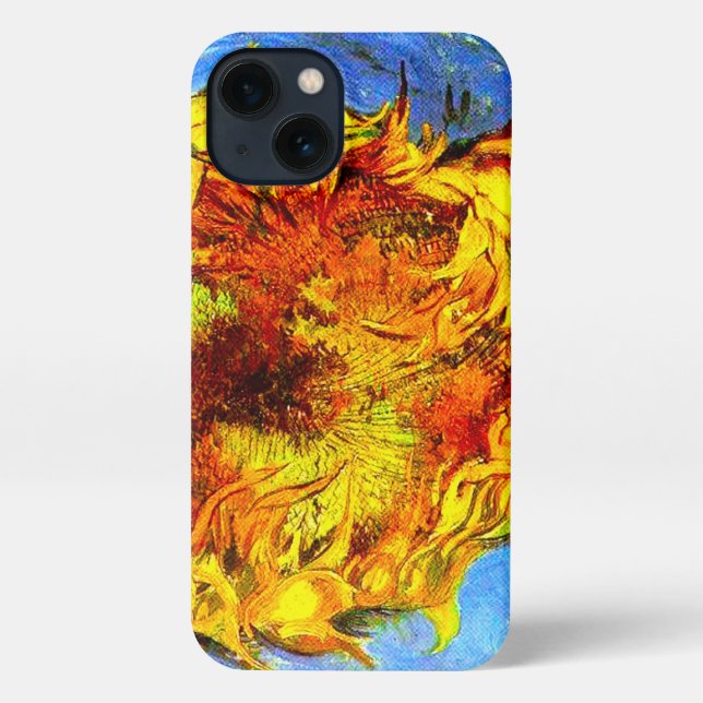 Coque iPhone Deux Coupes de tournesols Van Gogh (Verso)