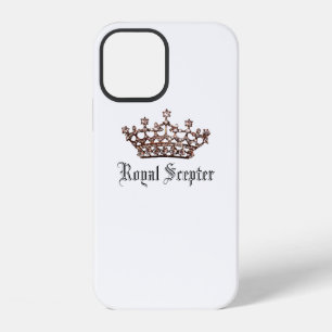 Coque iPhone 12 Diadème "Sceptre Royal"