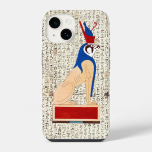 Coque Pour iPhone 14 Dieu égyptien antique Horus Dessin Hiéroglyphique