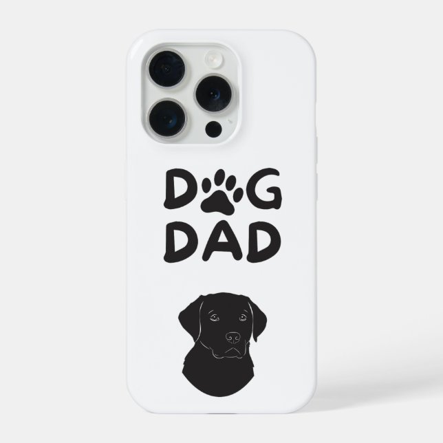 Coque iPhone  Dog Dad T-shirt | Funny Pet Lovers Tee  (Verso)