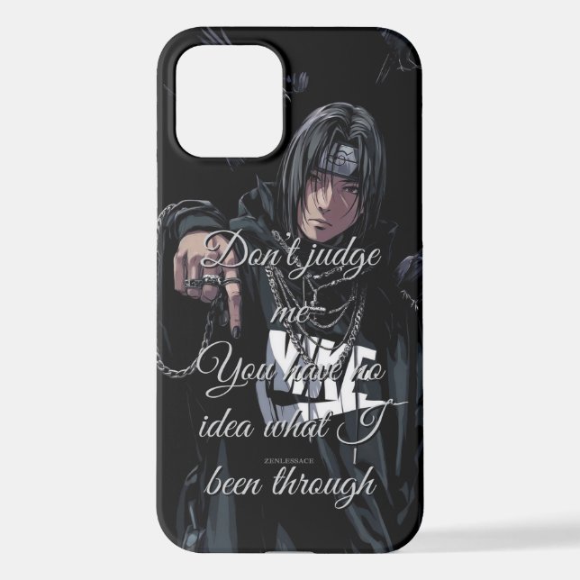 Coque iPhone Don’t Judge Me” Itachi Case (Verso)