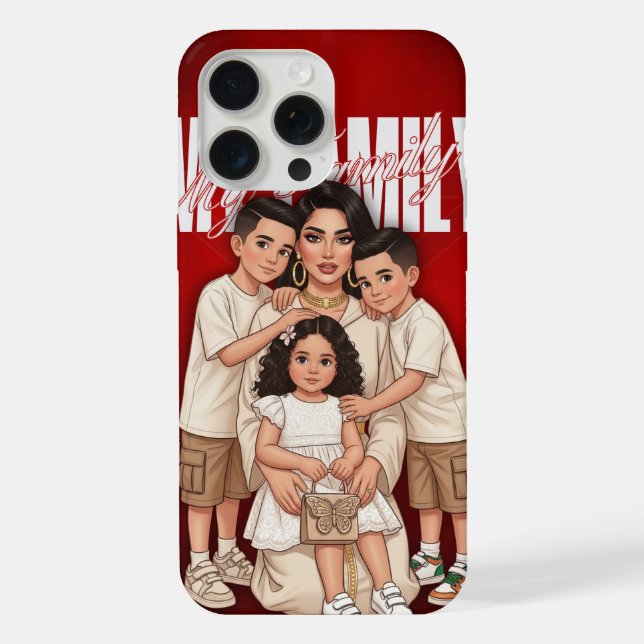 Coque iPhone Dossier téléphonique familial marocain personnalis (Verso)