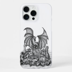 Coque iPhone 16 Pro Max Dragon avec Zombie