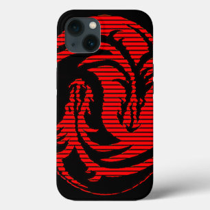 Etui iPhone 13 Dragon rouge 