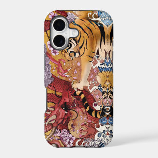 coque iphone - Dragon vs Tiger