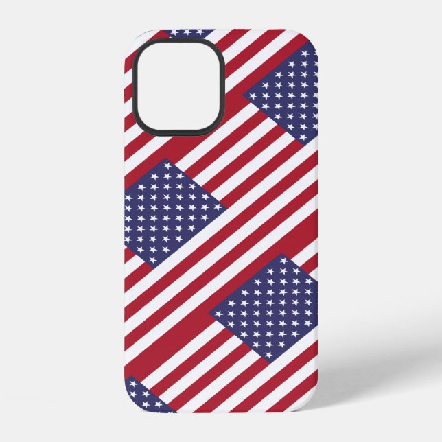 Coque iPhone Drapeau américain (Verso)