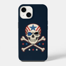 Drapeau américain Patriotique Skull and Crossbones
